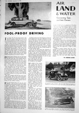 Vecchia auto a motore 1930