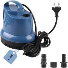 Pompa sommergibile 4500L/h, 130W, acquario, laghetto, fontana, drenaggio