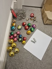 24+ Palline Palline Albero di Natale Vintage Retrò Vecchie Decorazioni Ornamenti