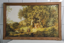 vecchio quadro murale in