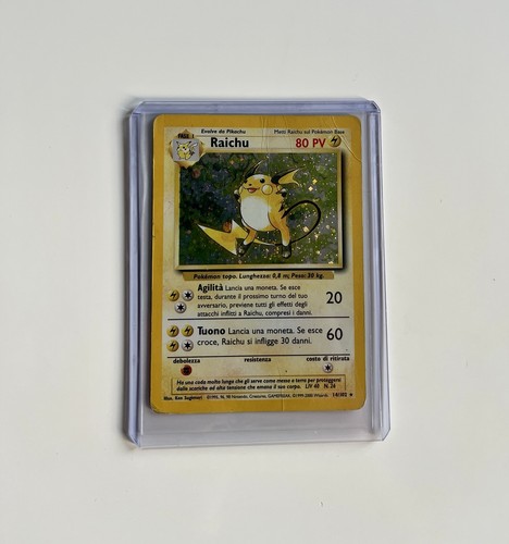 Pokemon raichu 102 set - 14/102,