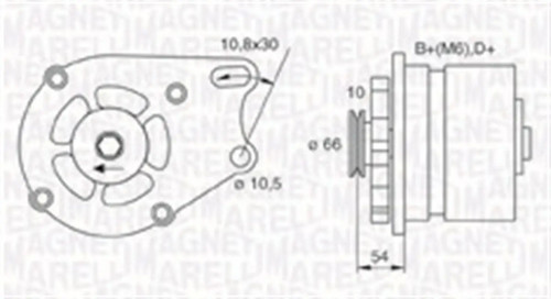 Alternatore magneti marelli - magneti,