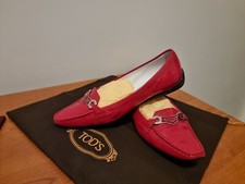 Ballerine primavera / estate scarpe donna Tod's  n. 37,5 rosso vernice