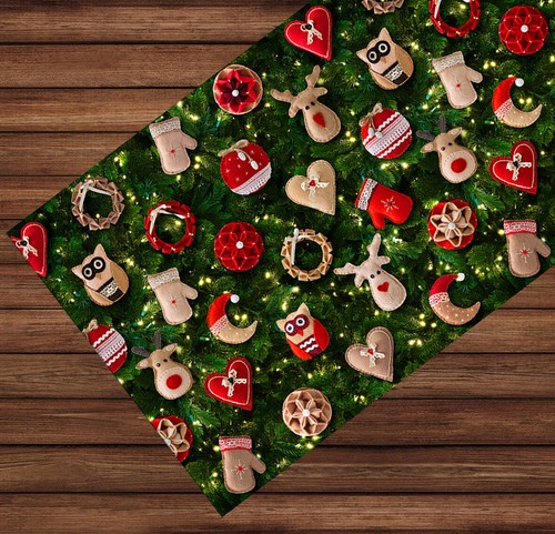 Tappeto per cucina natalizio