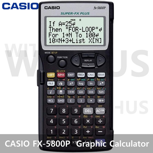 Casio 5800p calcolatrice - casio, fx-5800p