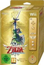 Legend of Zelda: Skyward Sword Edizione Limitata con telecomando Wii Plus oro e CD usato