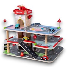 Garage in legno 3 piani finto