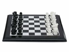 Tavolo Scacchi Marmo Nero