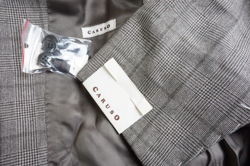 Caruso grigio marrone plaid
