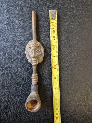 Antica pipa oppio legno - antica, da