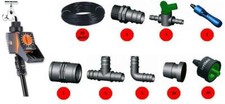 KIT IRRIGAZIONE GOCCIA PROGRAMMATORE LOGICA CLABER IMPIANTO 20 VASI IRRIGATORE