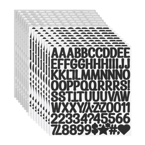Adesivi per lettere pollice - lettere, 1