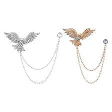  2 Pcs Spilla Da Bavero Con