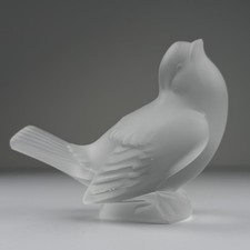 Lalique Frosted Glass Birds