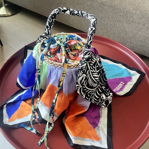Borsa secchiello floreale - borsa, a