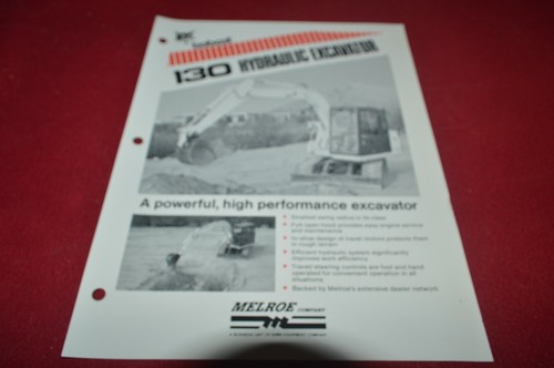 Bobcat 130 brochure escavatore - bobcat,