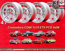 4 Cerchi Fiat Cromodora CD68 7x15 4x98 Wheels Felgen llantas jantes Lancia