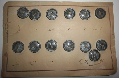 Bottoni vintage grigio - bottoni,