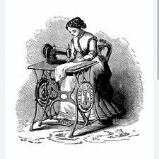 Singer, antico tavolo con