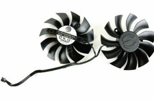 Coppia ventole ventola raffreddamento per EVGA GTX 750 780Ti 950 980Ti 1080Ti PLA09215B12H 87mm #