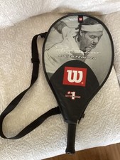 RACCHETTA ORIGINALE WILSON ROGER FEDERER MINI TENNIS CON CUSTODIA AUTOGRAFATA