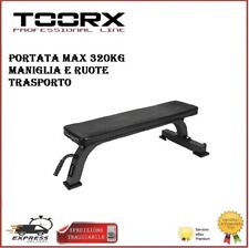 Toorx WBX-100 Panca Piana Professional  Esercizi Allenamento Pesi Trasportabile