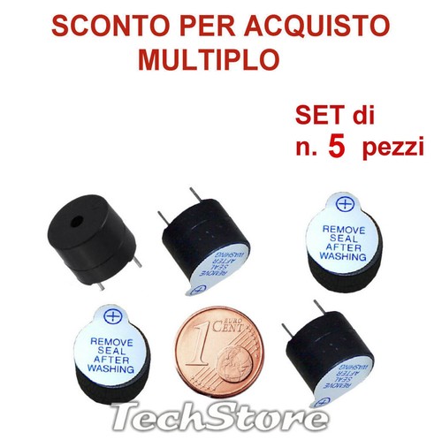 Pezzi buzzer 5v dc - pezzi,