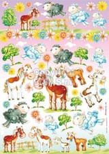 Carta decoupage Fattoria