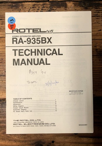 Rotel 935bx amplificatore - ra-935bx,
