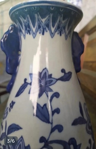 Vaso balaustra porcellana - a,