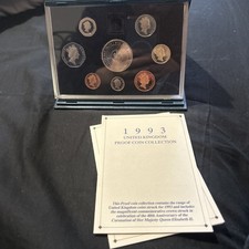 Collezione Monete Proof Regno Unito 1993 emesse dalla Royal Mint