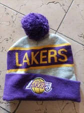 CAPPELLO BERRETTO CAP HAT LOS ANGELES LAKERS BASKETBALL ORIGINALE VINTAGE AN 80