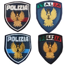 Patch Ricamata Polizia di Stato - Articolo Ufficiale da Collezione
