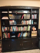 libreria in legno stile classico anni '90