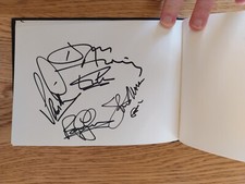 Deep Purple Hand Signed A5