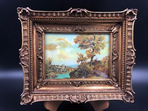 Quadro vintage olio