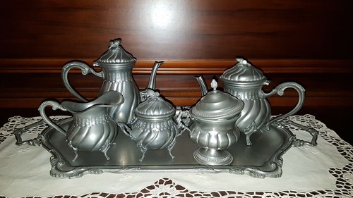 Servizio tè caffè - peltro, 5