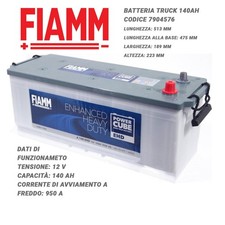 Batteria FIAMM Camion 140Ah