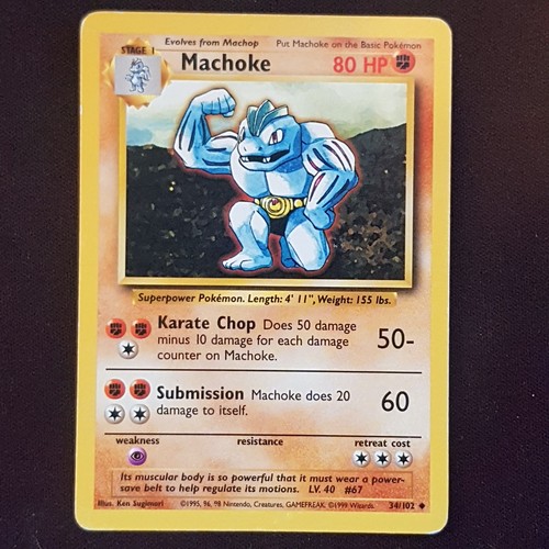 Machoke 102 base - machoke, 34/102