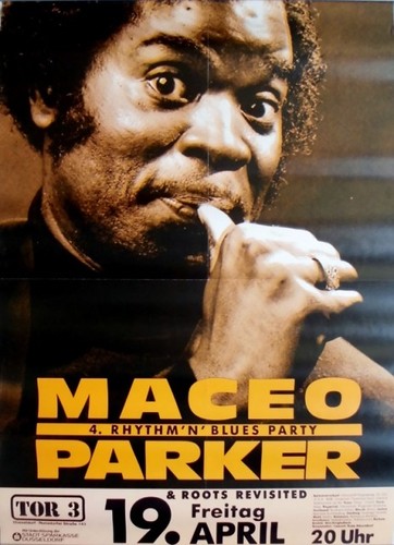 Maceo parker 1991 plakat - maceo,