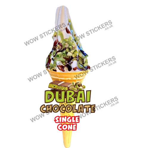 Adesivo furgone gelato dubai - adesivo,