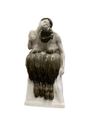 Antica statuina porcellana
