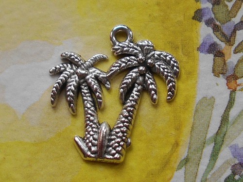 Pendente palma argento albero - pendente,