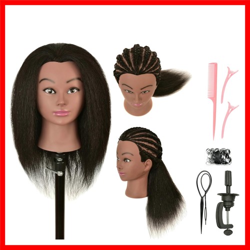 Testa manichino capelli umani - testa,