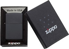 Accendino Zippo  Antivento Unisex Metallo Nero