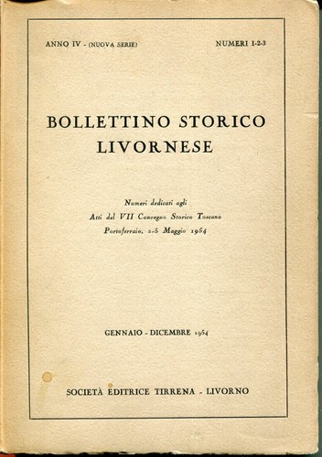 Bollettino storico livornese - ,