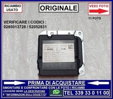 CENTRALINA SENSORE AIRBAG BOSCH LANCIA Y YPSILON mod 312 846 cod 52052831