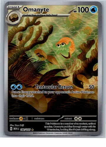 Omanyte holo scarlet - holo, sv: