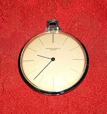 BAUME E MERCIER OROLOGIO DA TASCA CARICA MANUALE PERFETTAMENTE FUNZIONANTE