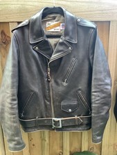 Giacca moto pelle nuova media